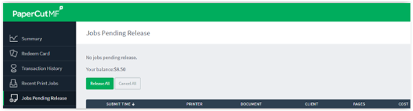 Jobs Pending Release